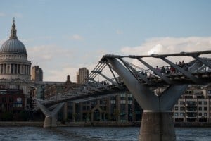 Read more about the article Grown-up Travel Guide Daily Photo: Millenium Bridge, London, England