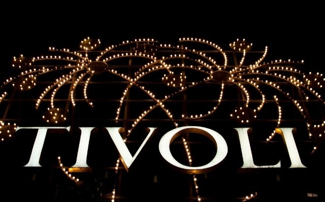 You are currently viewing Grown-up Travel Guide Daily Photo: Tivoli sign at night, Copenhagen, Denmark