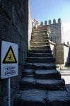 Read more about the article Grown-up Travel Guide Daily Photo: Steps inside Castelo de Guimarães, Portugal
