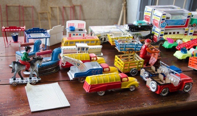 You are currently viewing Grown-up Travel Guide Daily Photo: Old-school toys for sale, Porto, Portugal