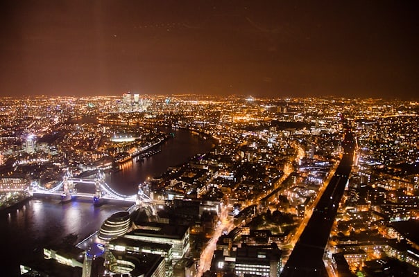 You are currently viewing Grown-up Travel Guide Daily Photo: View from The View from The Shard, London, England
