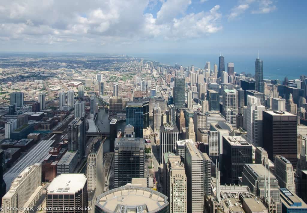 View from Sears to Hancock