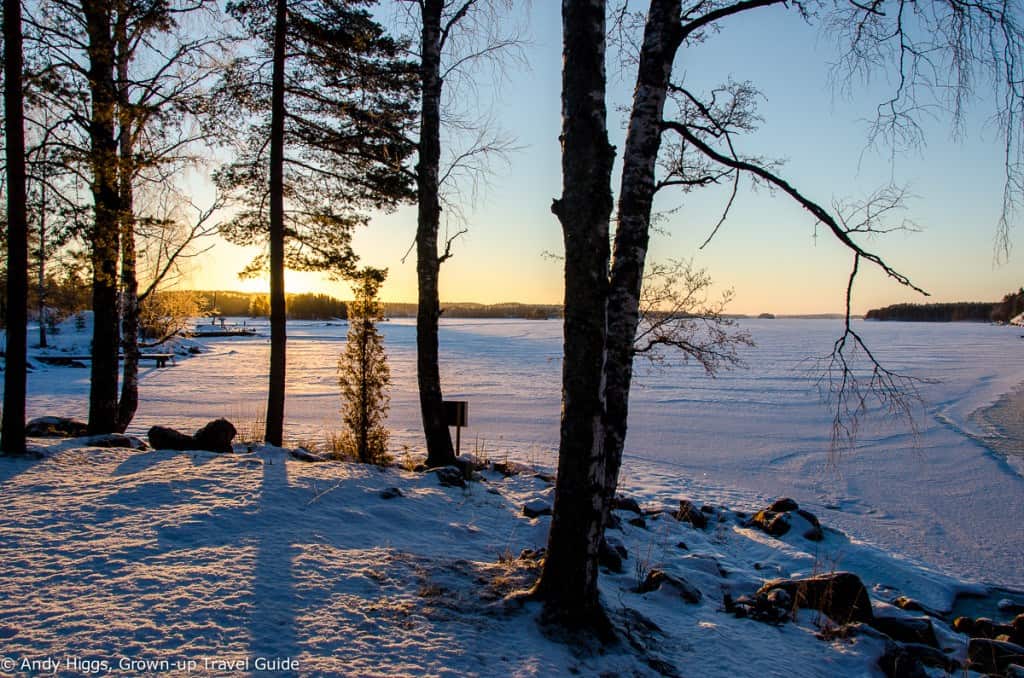 winter in rural Finland