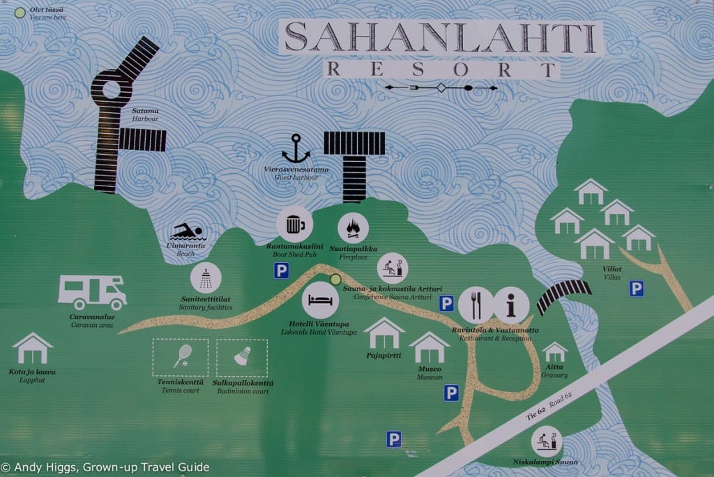 Sahanlahti map