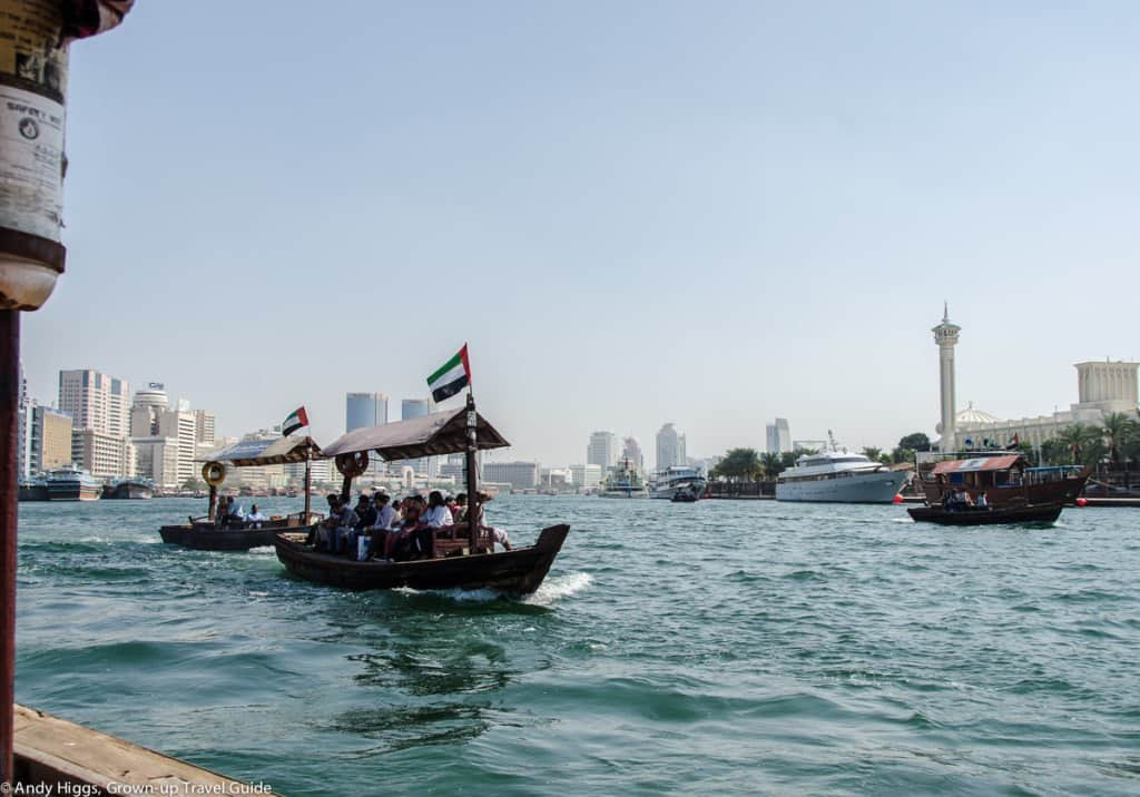 Abra ride across the Creek, Dubai, UAE