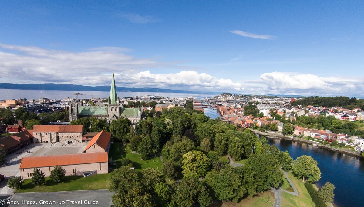 You are currently viewing Aerial Video: Nidaros Cathedral, Trondheim, Norway