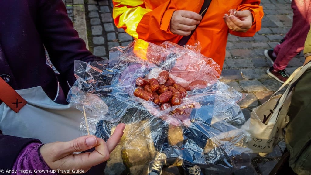 Sausage tasting