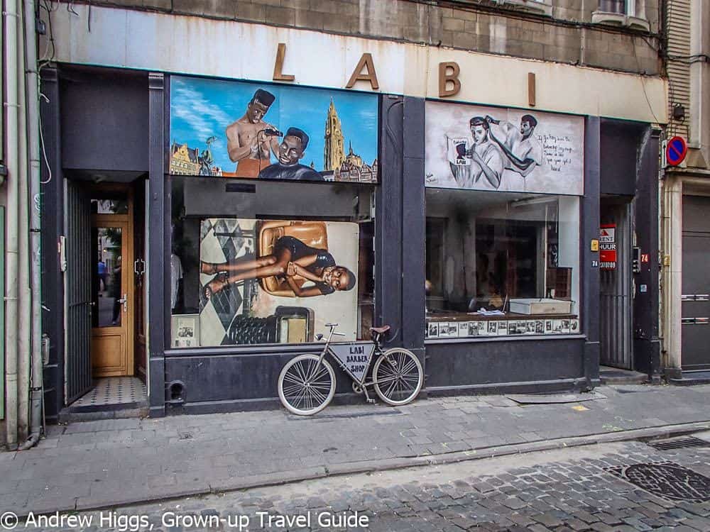 Antwerp street barber shop